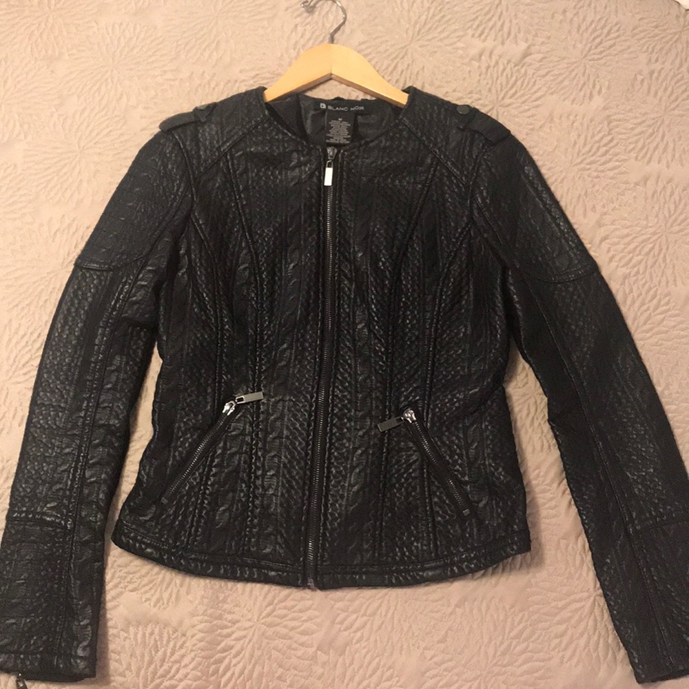 Black pleather jacket